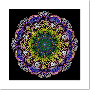 Forest Beauty Mandala Posters and Art